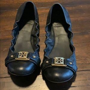 Black Tory Burch Flats